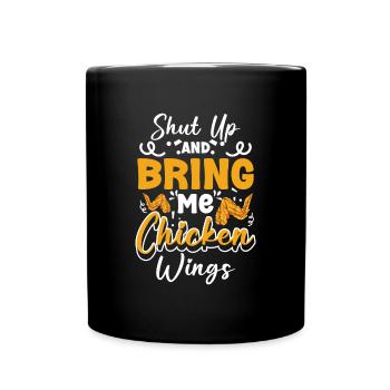 Buffet Speisen Mahlzeit Köstlichkeiten - Tasse einfarbig - Schwarz - Vorne