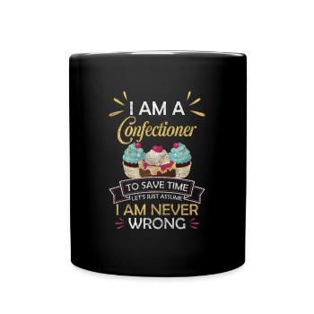 Pastry Cake Master Baker - Full Colour Mug - black - Front