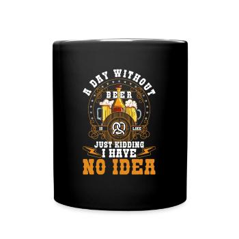 Beer drinkers booze humor pub - Full Colour Mug - black - Front