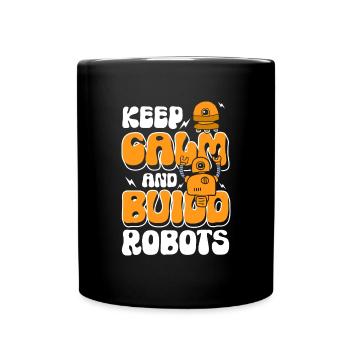 Robot Electrics Toys Robotics - Full Colour Mug - black - Front