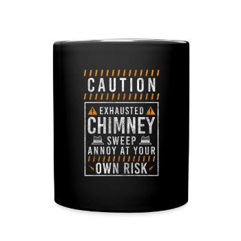 Lucky charm craftsman profession - Full Colour Mug - black - Front