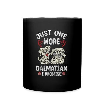 Dalmatian Dogs Points Dog Love - Full Colour Mug - black - Front