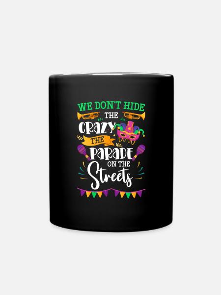 Party New Orleans Ketten Musik - Tasse einfarbig - Schwarz