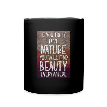 Forest Camping Animals - Full Colour Mug - black - Front