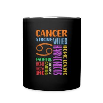 Horoscope Zodiac Constellation June - Full Colour Mug - black - Front