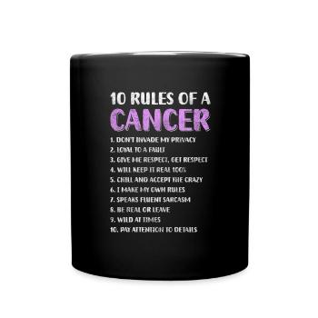 Cancer Planet - Full Colour Mug - black - Front