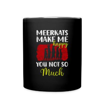 Wilderness Animal Fur Cute - Full Colour Mug - black - Front