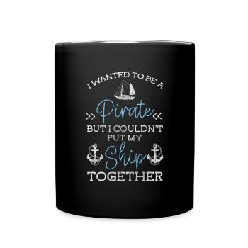 Sailing Ocean Cruise - Full Colour Mug - black - Front