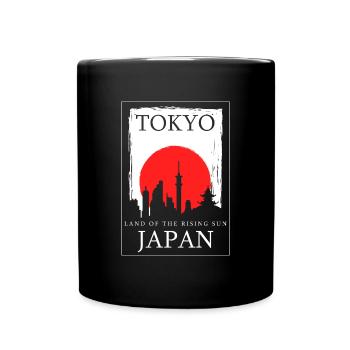 Tokyo Culture Vintage Asiatique - Mug uni - noir - Devant