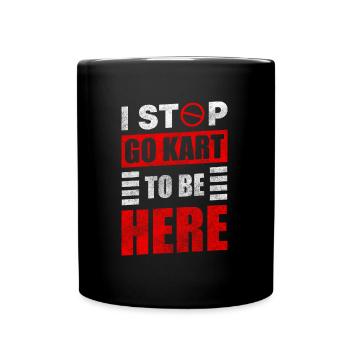 Kart Karting Karting Racing - Full Colour Mug - black - Front