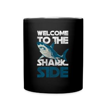 Sharks Sea Sea Animal King - Full Colour Mug - black - Front
