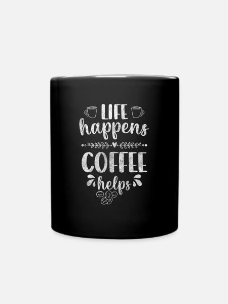 Barista - Tasse einfarbig - Schwarz