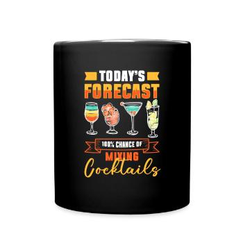 Bartender Beverages Mixer - Full Colour Mug - black - Front