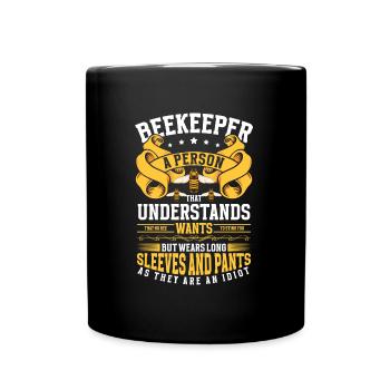 Abeilles mellifères Élevage d’insectes - Mug uni - noir - Devant