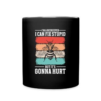 Beekeepers Environmental Protection Insects Honey Bees - Full Colour Mug - black - Front