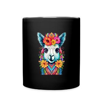 Lama - Full Colour Mug - black - Front