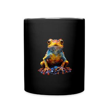Frog - Full Colour Mug - black - Front