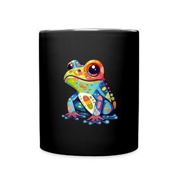Frog - Full Colour Mug - black - Front