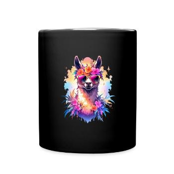 Lama - Full Colour Mug - black - Front