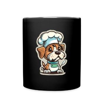 Gourmet Pup - Full Colour Mug - black - Front