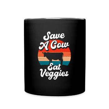 Veganisme Droits des animaux Biologique - Mug uni - noir - Devant