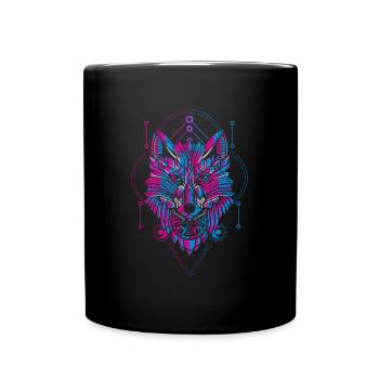 Rune Symbols Religion Dream Catcher - Full Colour Mug - black - Front