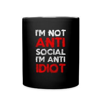 sarcasm, humor, office, boyfriend - Full Colour Mug - black - Front