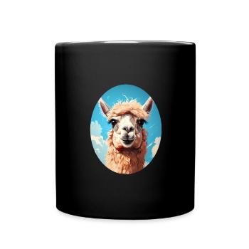 Alpaca - Full Colour Mug - black - Front