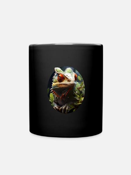 Chameleon - Tasse einfarbig - Schwarz
