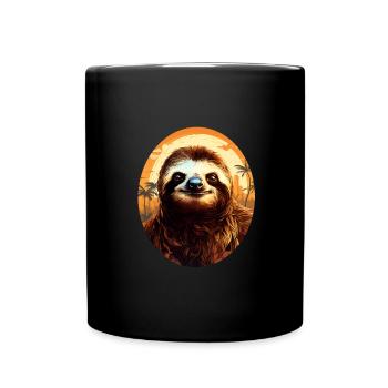 Paresse - Mug uni - noir - Devant