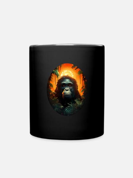 Gorille - Mug uni - noir