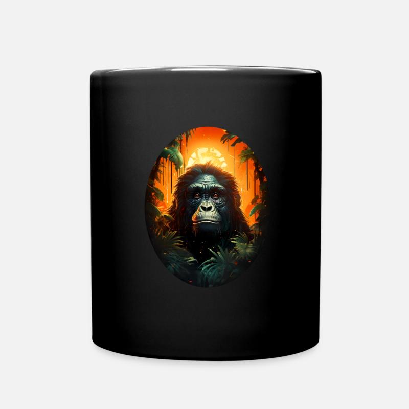 Gorille - Mug uni - noir