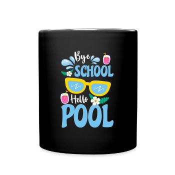 Pool Pool Party Recreation - Full Colour Mug - black - Front