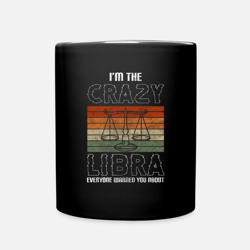 Horoskop September Sterne - Tasse einfarbig - Schwarz