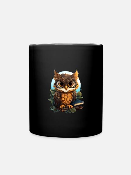 Hibou - Mug uni - noir
