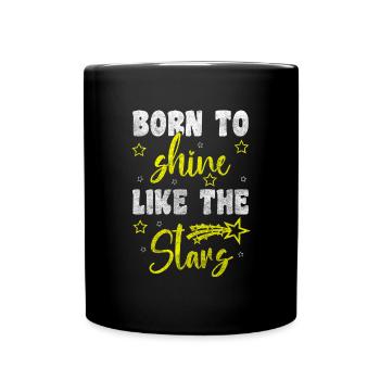 Starry Sky Sky Dream Moon - Full Colour Mug - black - Front