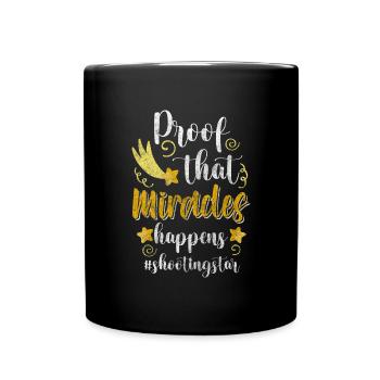Starlettes de rêve du ciel étoilé - Mug uni - noir - Devant