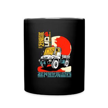 Unimog - Oldtimer - Offroad - Outil électrique universel - Mug uni - noir - Devant