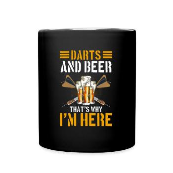 Dart Dart Dart Club Darter - Mug uni - noir - Devant