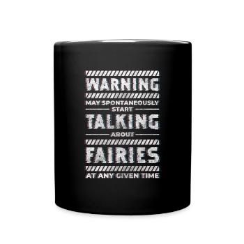 Fairy Dreams Girl Daughter - Full Colour Mug - black - Front