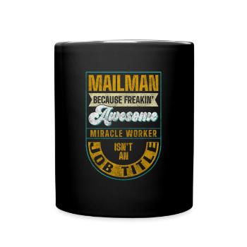 Postman Letters Work - Full Colour Mug - black - Front