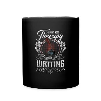 Auteur Journaliste - Mug uni - noir - Devant