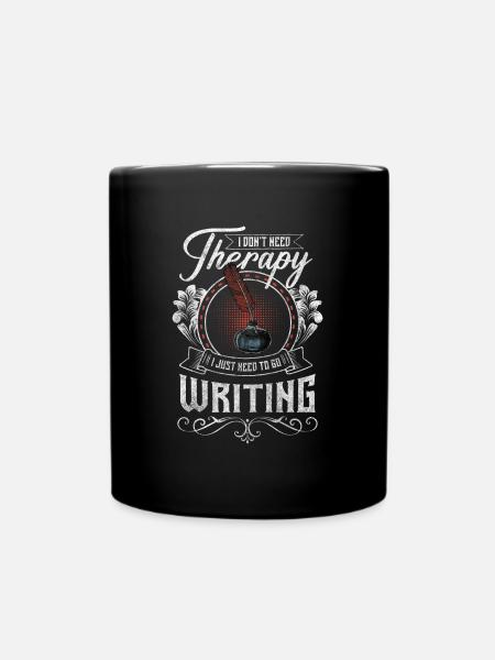 Autor Journalist - Tasse einfarbig - Schwarz