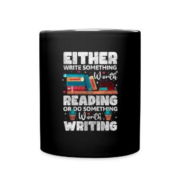 Auteur Littérature Auteur Auteur de livre - Mug uni - noir - Devant