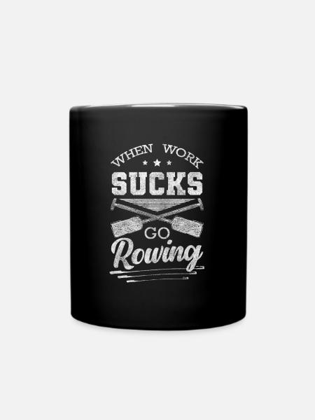 Rudern Steuermann Kayak - Tasse einfarbig - Schwarz