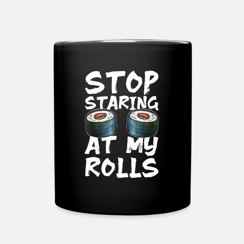 Japanese Nigiri - Full Colour Mug - black