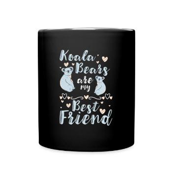 Koala Animal Welfare Marsupial Australia - Full Colour Mug - black - Front