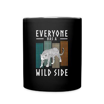 Afrique, Nature Sauvage, Jaguar, Prédateur - Mug uni - noir - Devant