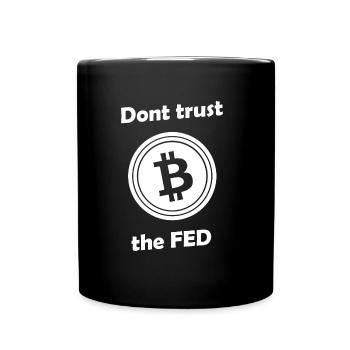 Trust Bitcoin - Full Colour Mug - black - Front