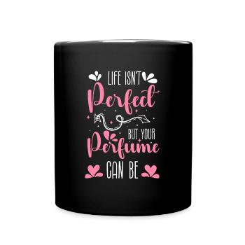 Duft Flasche Parfümeur Duften - Tasse einfarbig - Schwarz - Vorne